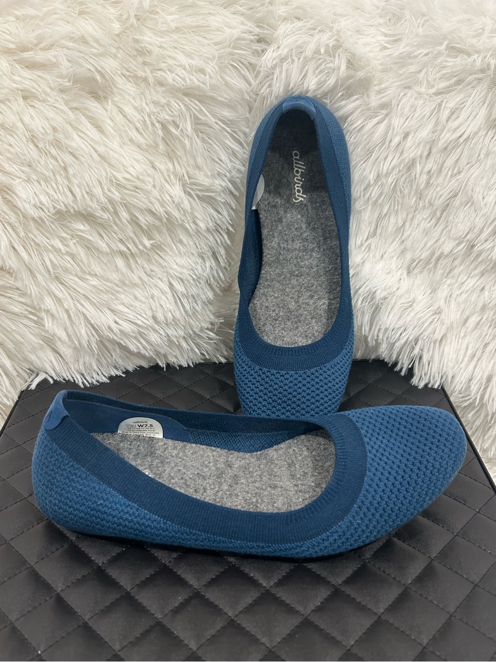 allbirds Women's Navy Blue Tree Breezers - Size 7.5